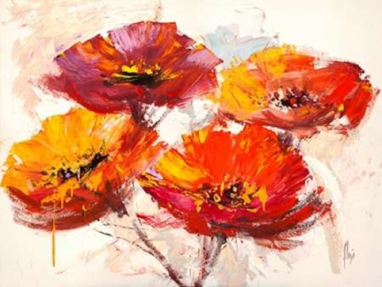 Il respiro dei papaveri Poster Print by Luigi Florio - Item # VARPDX3LR3456